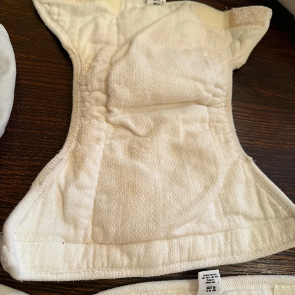 Lot of 100% cotton diapers w Velcro